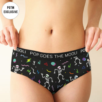 Raving Skeletons Womens Cheeky Briefs